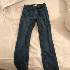 blue pacsun skinny jeans